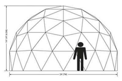 Picture of Greenhouse Domes  24 ft / 7m