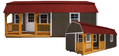 Picture of CORNER PORCH LOFTED BARN CABIN