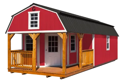 Picture of LOFTED CABIN SHED WITH PORCH