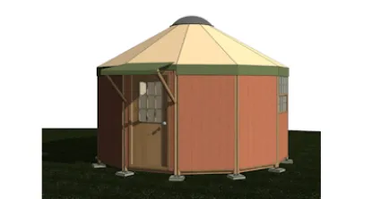 Picture of 12-Wall Yurt-Cabin