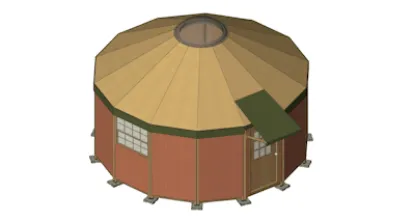 Picture of 14-Wall Yurt-Cabin