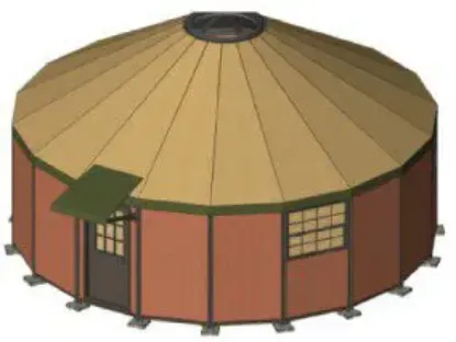 Picture of 18-Wall Yurt-Cabin