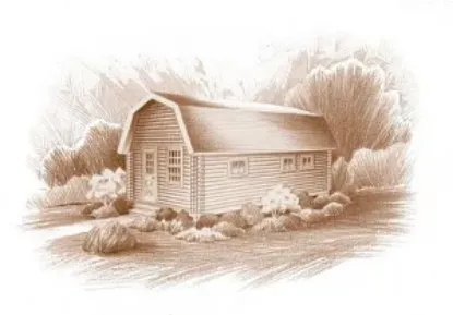 Picture of The Camper Cabin Log Cabin Plan