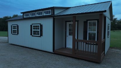 Picture of 16'x32' Side Cabin with Transom Dormer