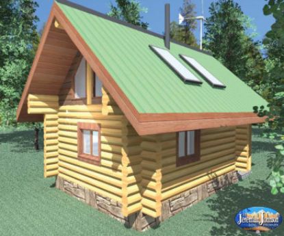 Picture of Camp Alpine Log Cabin Plan